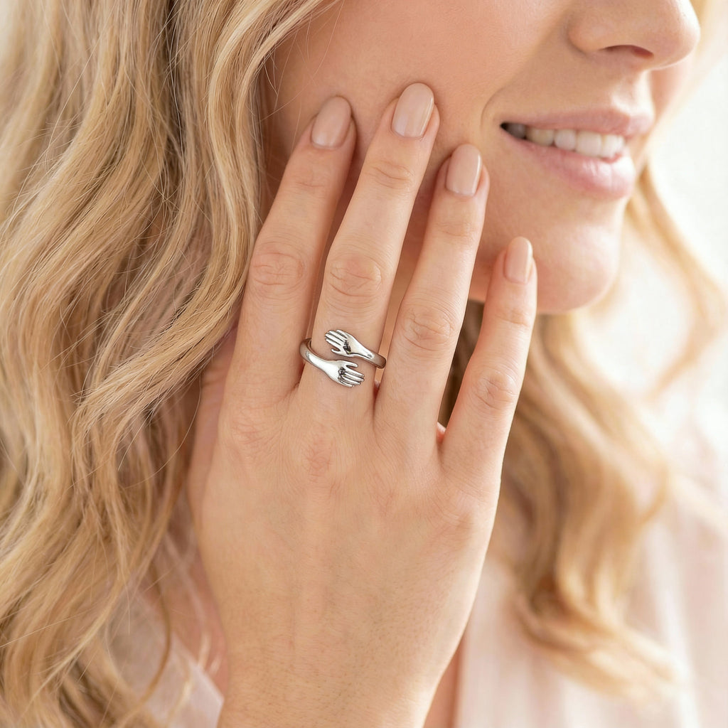 Embrace Ring (Silver Plated)