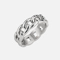Cuban Ring 5MM (Silver Plated)