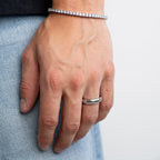 Round Band Ring 5MM (Silver Plated)