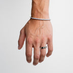 Flat Elevn Ring (Silver Plated)