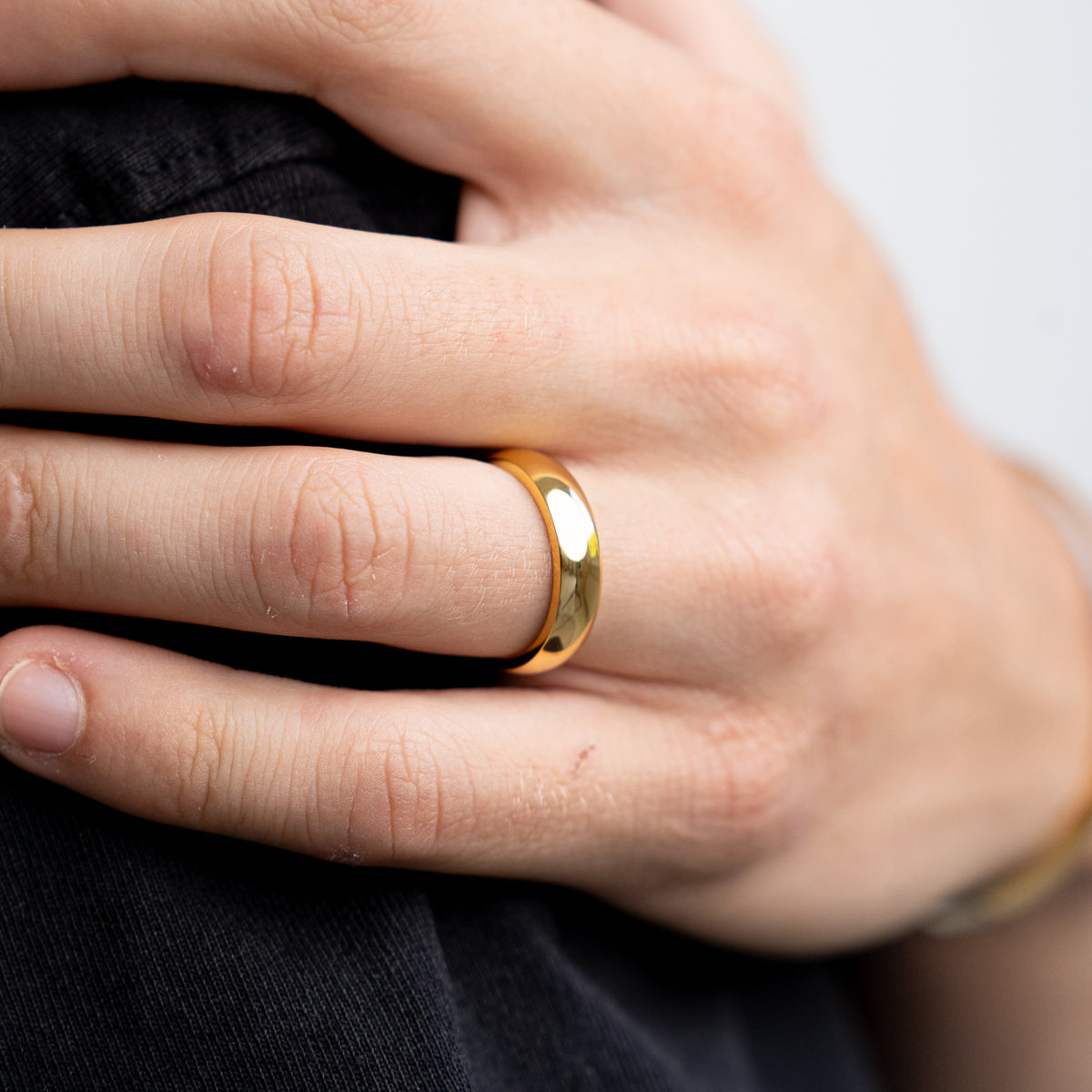 Round Band Ring 5MM (18K Gold Plated)