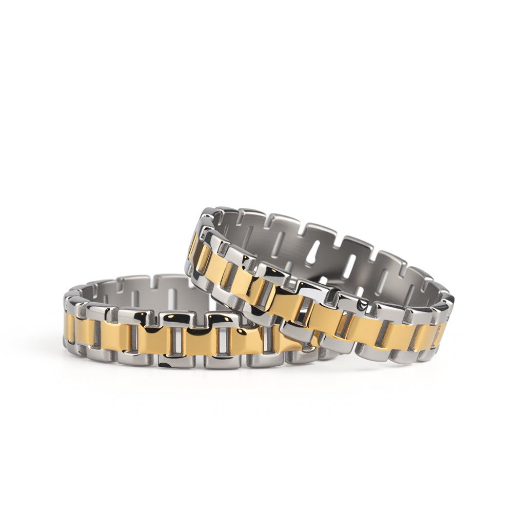 Rolex Ring (Silver Plated + 18K Gold Plated)