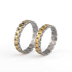 Rolex Ring (Silver Plated + 18K Gold Plated)