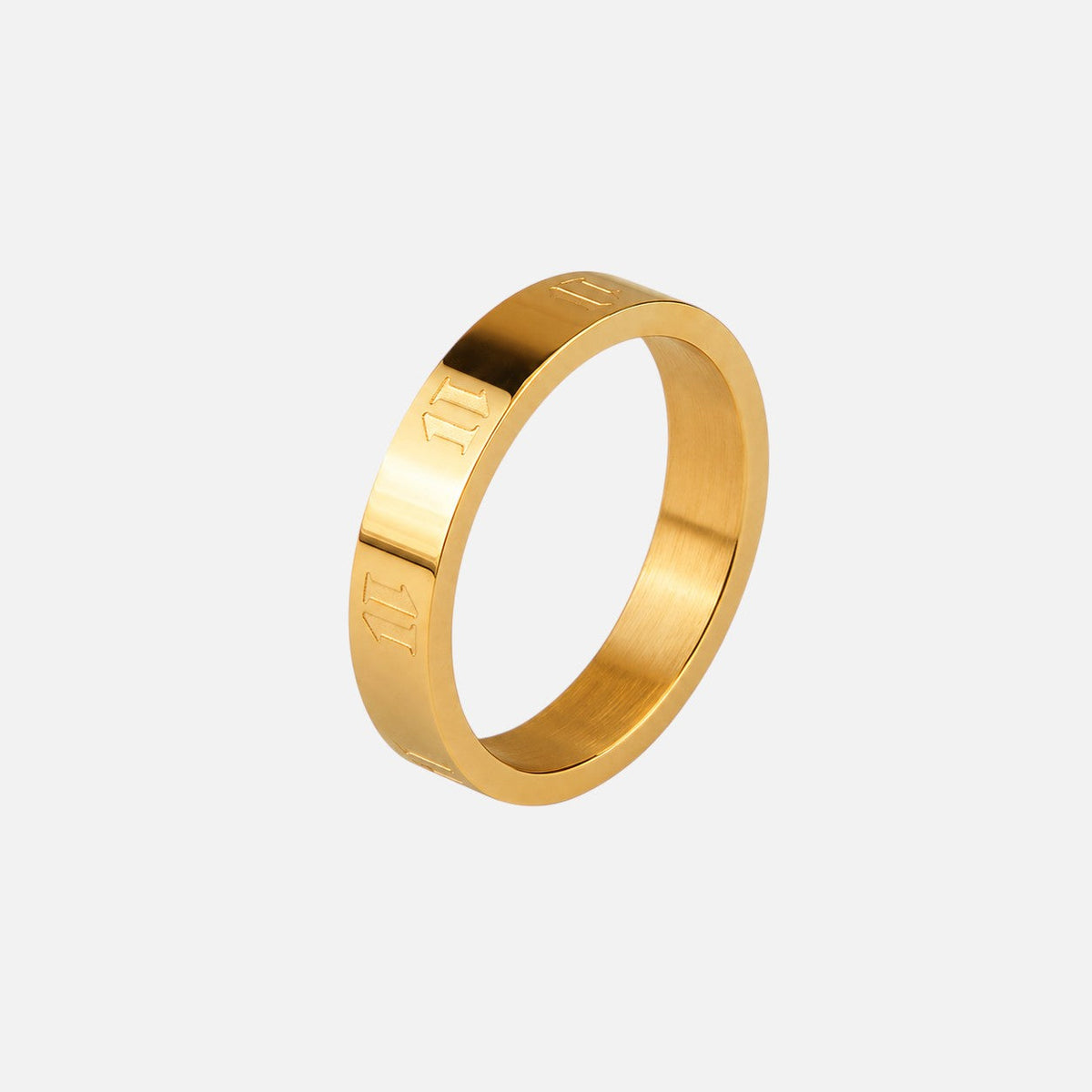 Flat Elevn Ring (18K Gold Plated)