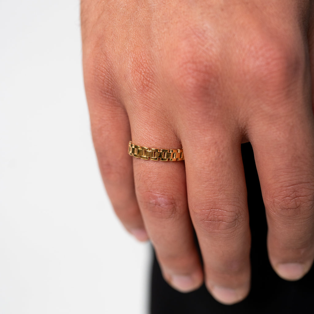 Rolex Ring (18K Gold Plated)