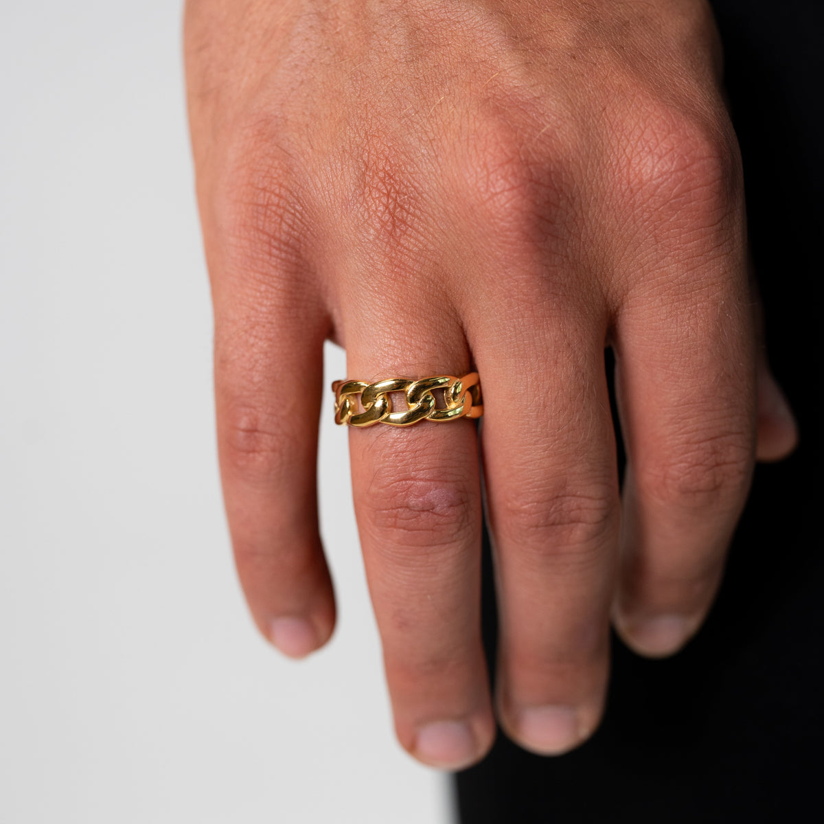 Cuban Ring 5MM (18K Gold Plated)