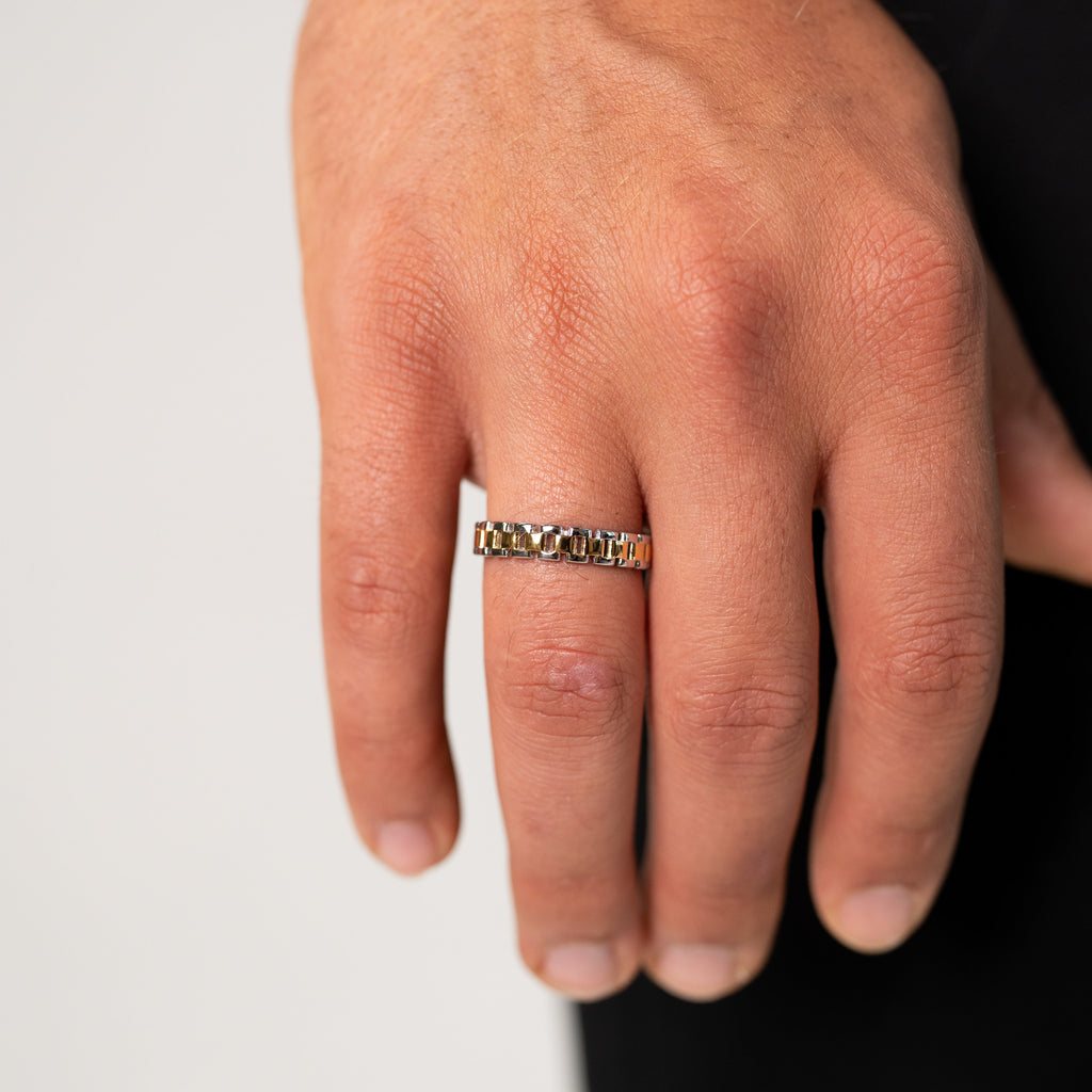 Rolex Ring (Silver Plated + 18K Gold Plated)