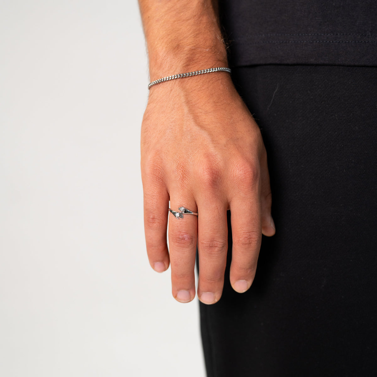 Embrace Ring (Silver Plated)