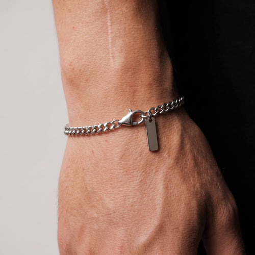 Cuban Bracelet (Silver Plated)