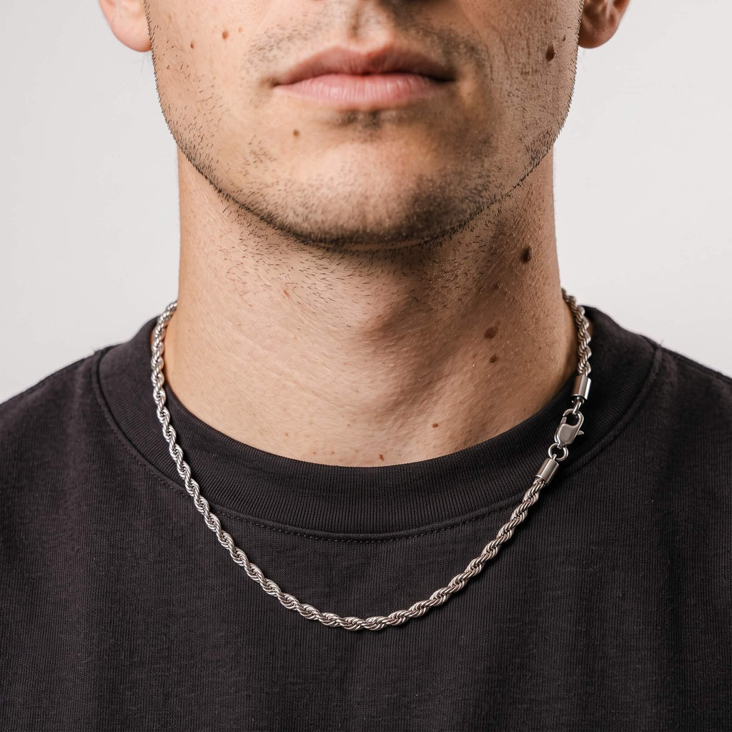 Classic Silver Rope Chain