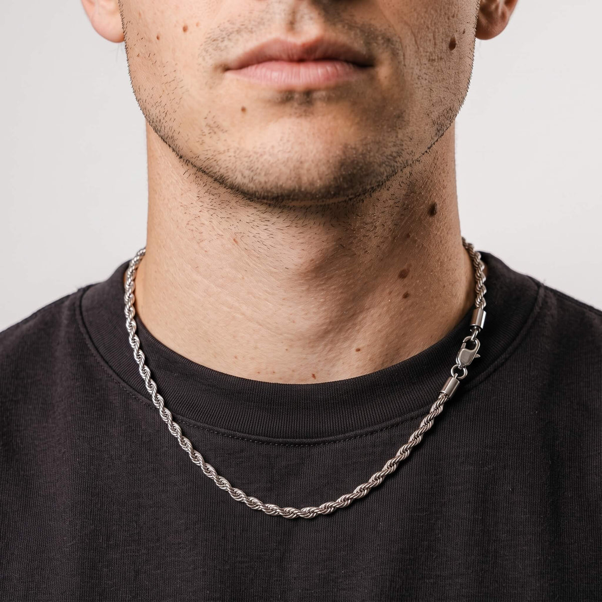 Classic Silver Rope Chain