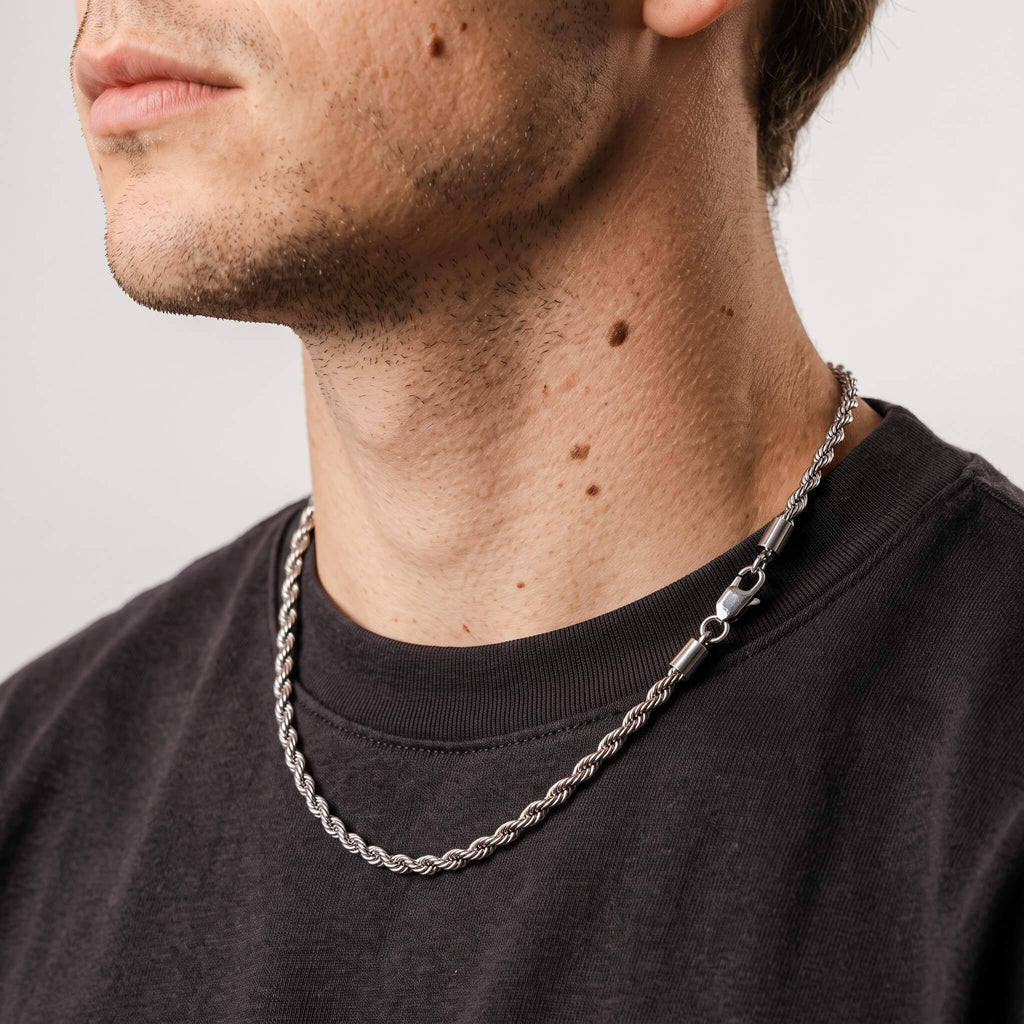Classic Silver Rope Chain
