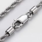Classic Silver Rope Chain