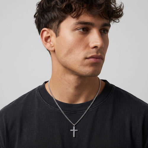 Cross Pendant (Silver Plated)