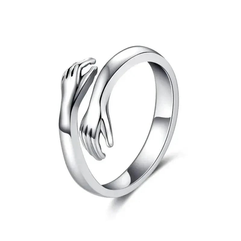 Embrace Ring (Silver Plated)