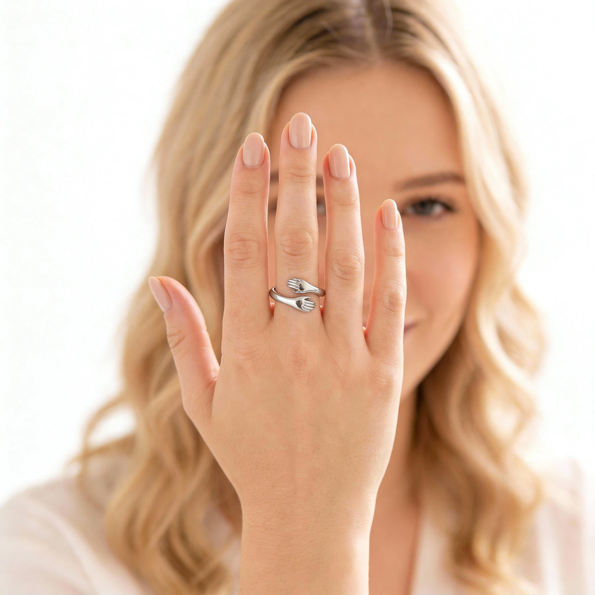 Embrace Ring (Silver Plated)